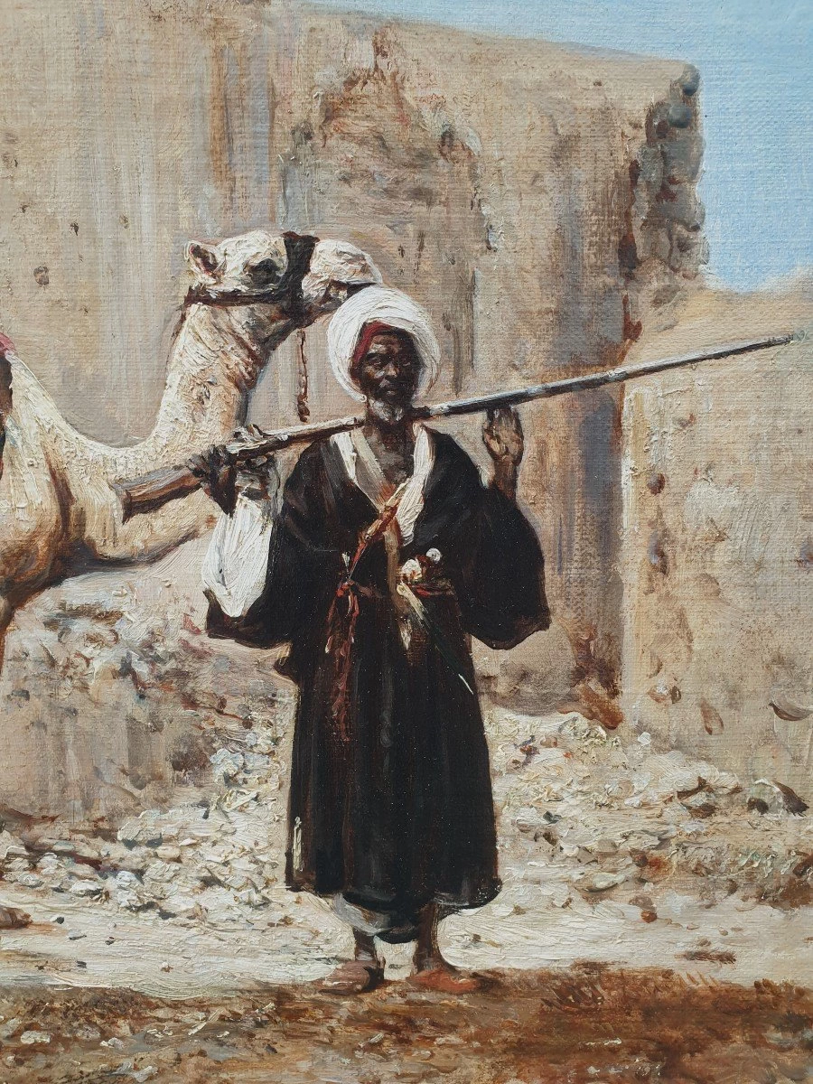 Il guerriero arabo e il suo cammello